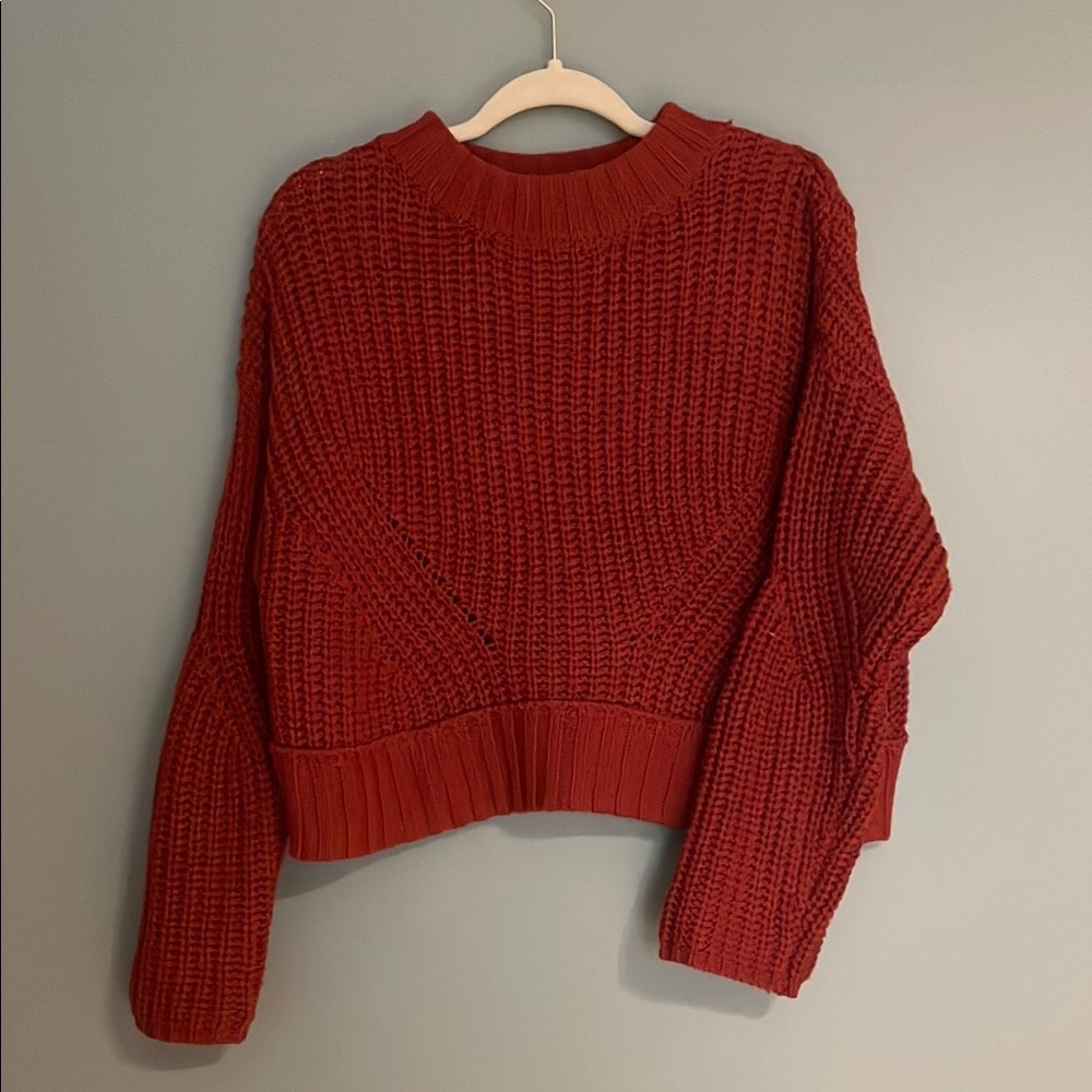 Moon & Madison | Cropped Knit Sweater